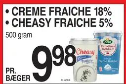 ABC Lavpris CREME FRAICHE 18% • CHEASY FRAICHE 5% tilbud