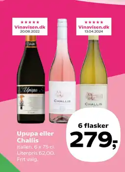 Kvickly Upupa eller Challis tilbud