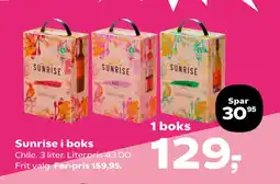 Kvickly Sunrise i boks tilbud