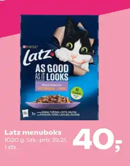 Latz menuboks