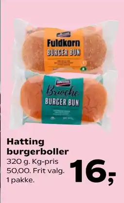 Kvickly Hatting burgerboller tilbud