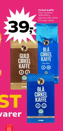 Kvickly Cirkel kaffe tilbud