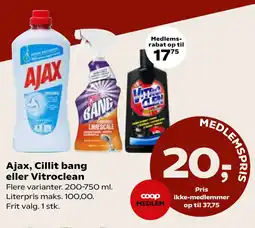 Ajax, Cillit bang eller Vitroclean