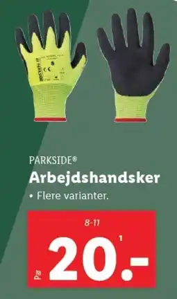 Lidl Arbejdshandsker tilbud