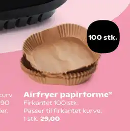 Kvickly Airfryer papirforme tilbud