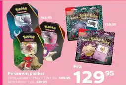 Pokemon pakker