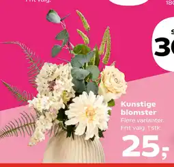 Kvickly Kunstige blomster tilbud