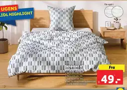 Lidl Sengesæt af polybomuld tilbud