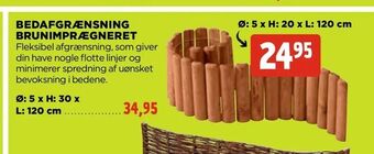 jem & fix Bedafgrænsning brunimprægneret tilbud