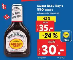 Lidl Sweet Baby Ray's BBQ sauce tilbud