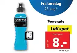 Lidl Powerade tilbud