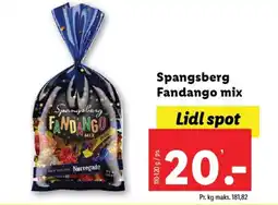 Lidl Spangsberg Fandango mix tilbud