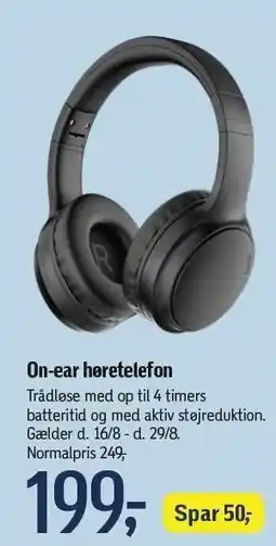Føtex On-ear høretelefoner tilbud