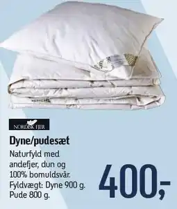 Føtex Dyne/pudesæt tilbud