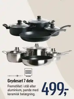 Føtex Grydesæt 7 dele tilbud