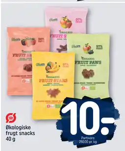 REMA 1000 Økologiske frugt snacks 40 g tilbud
