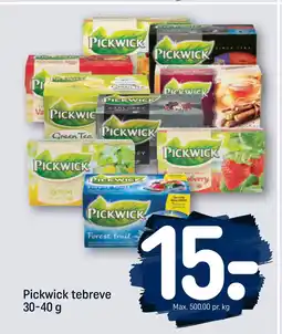 REMA 1000 Pickwick tebreve 30-40 g tilbud