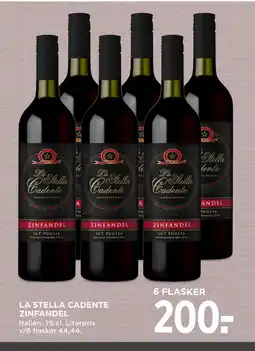 MENY LA STELLA CADENTE ZINFANDEL tilbud
