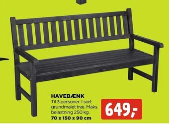 jem & fix Havebænk tilbud