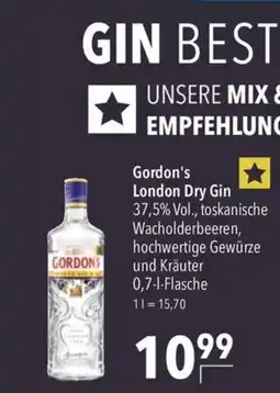 Citti Gordon's London Dry Gin tilbud