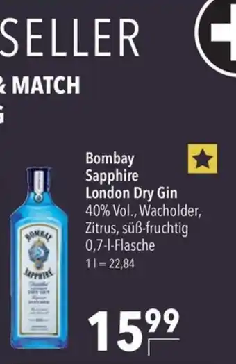 Citti Bombay Sapphire London Dry Gin tilbud