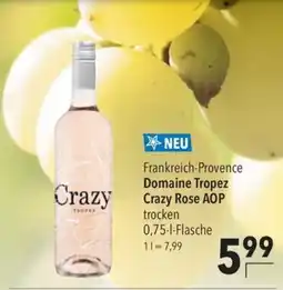 Citti Frankreich-Provence Domaine Tropez Crazy Rose AOP tilbud