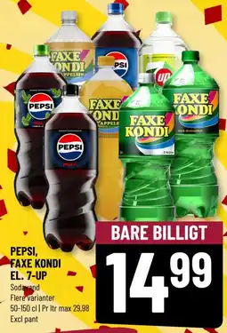 Løvbjerg PEPSI, FAXE KONDI EL. 7-UP tilbud