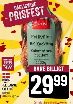 Løvbjerg HEL DANSK KYLLING tilbud
