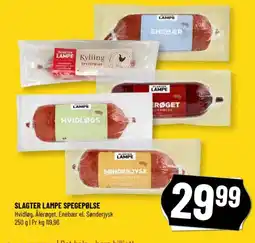 Løvbjerg SLAGTER LAMPE SPEGEPØLSE tilbud