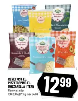 Løvbjerg REVET OST EL. PIZZATOPPING EL. MOZZARELLA I TERN tilbud
