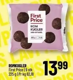 Løvbjerg FIRST PRICE ROMKUGLER tilbud