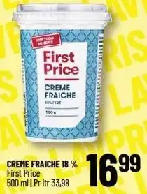 Løvbjerg FIRST PRICE CREME FRAICHE 18 % tilbud