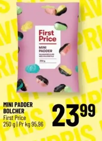 Løvbjerg MINI PADDER BOLCHER First Price tilbud