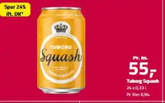 Fleggaard Tuborg Squash tilbud