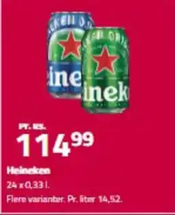 Fleggaard Heineken tilbud