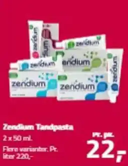 Fleggaard Zendium Tandpasta tilbud