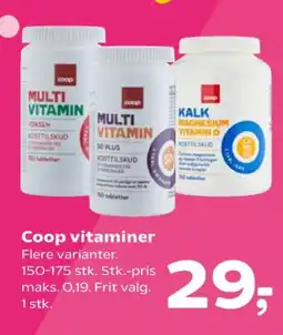SuperBrugsen Vitaminer tilbud