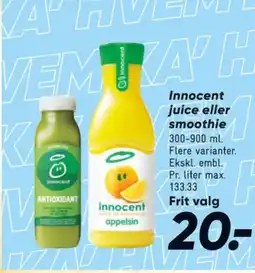 Bilka Smoothie tilbud