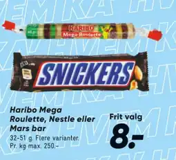 Bilka Chokoladebar tilbud
