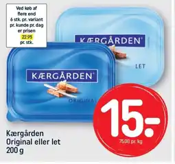 REMA 1000 Kærgården Original eller let 200 g tilbud