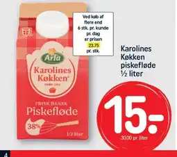 Karolines Køkken piskefløde 1/2 liter