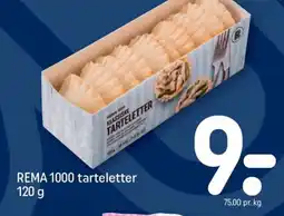 REMA 1000 REMA 1000 tarteletter 120 g tilbud