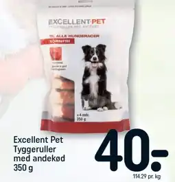 REMA 1000 Excellent Pet Tyggeruller med andekød 350 g tilbud