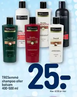 TRESemmé shampoo eller balsam 400-500 ml