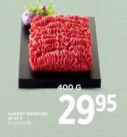 MENY HAKKET OKSEKØD tilbud