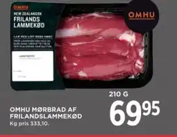 MENY OMHU MØRBRAD AF FRILANDSLAMMEKØD tilbud