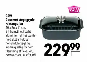 Citti GSW Gourmet stegegryde, rektangulær tilbud