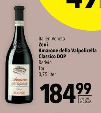 Citti Zeni Amarone della Valpolicella Classico DOP tilbud