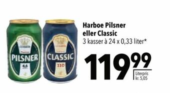Citti Harboe Pilsner eller Classic tilbud