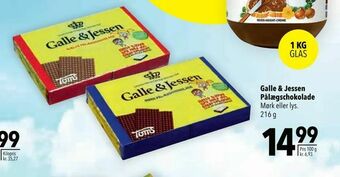 Citti Galle & Jessen Pålægschokolade tilbud